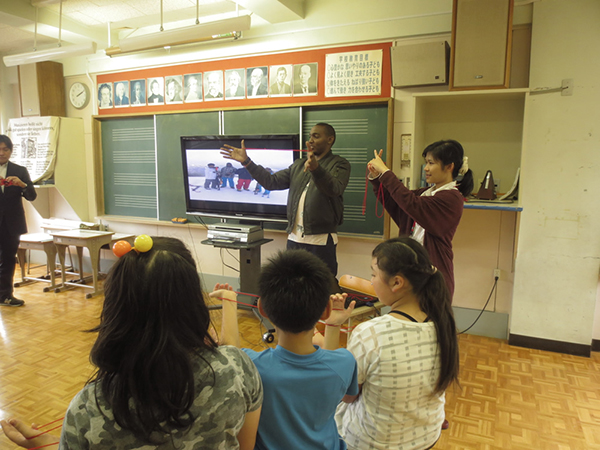 足寄町「足寄町立大誉地小学校　国際交流会」