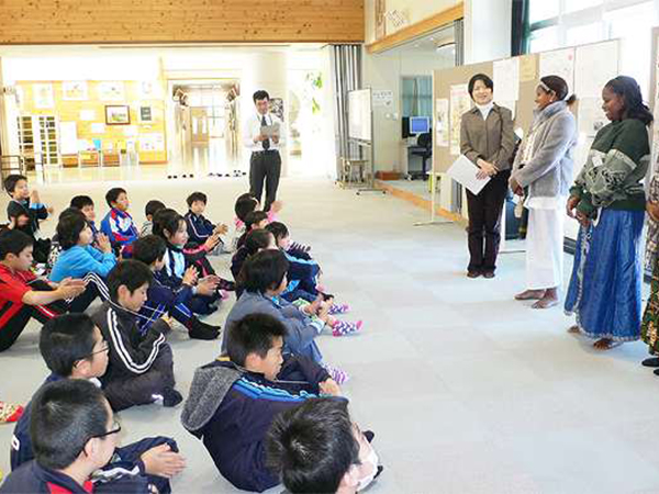 JICA北海道（帯広）「アフリカ地域　女性指導者のための健康と栄養改善」コース学校訪問